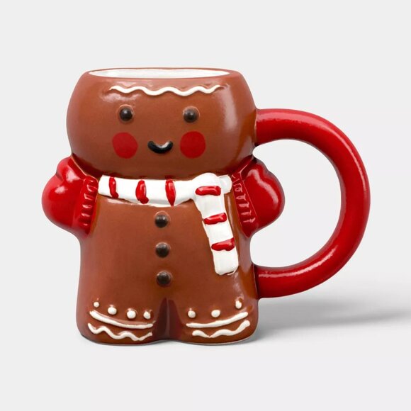 TARGET WONDERSHOP GINGERBREAD MAN MINI MUG 1CT - Picture 2 of 4